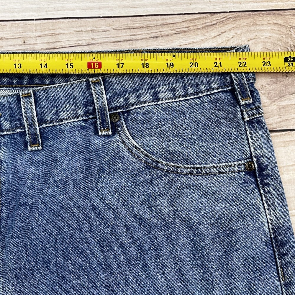 Carhartt Jeans Men's Sz 46x30 Blue Denim Pants‎ Relaxed Fit Original Straight - Picture 6 of 7